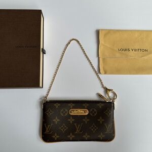 Louis Vuitton Monogram Pochette Milla MM Handbag Auth M60094 AA2104